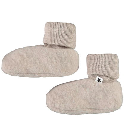 Molo Booties - Wool fleece - Umut - Moon Sand