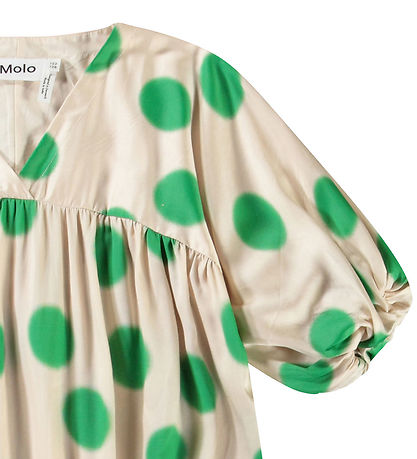 Molo Kleid - Camellia - Green Dots