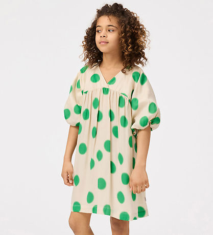 Molo Kleid - Camellia - Green Dots