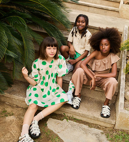 Molo Kleid - Camellia - Green Dots