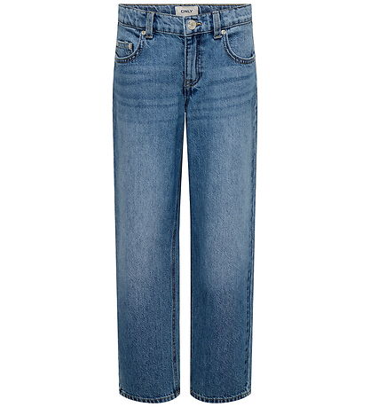 Kids Only Jeans - Straight - KogLumi - Medium+ Blue Denim