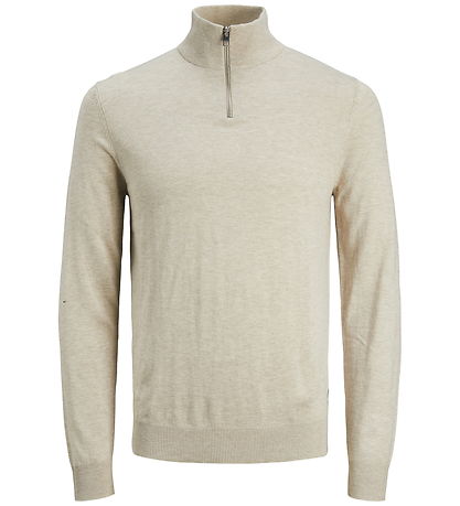 Jack & Jones Blússa - Noos - JjeEmil - Haframjöl/Melange