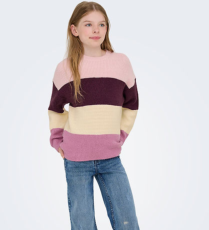 Kids Only Bluse - Strick - Noos - KogSandy - Mauve Wine