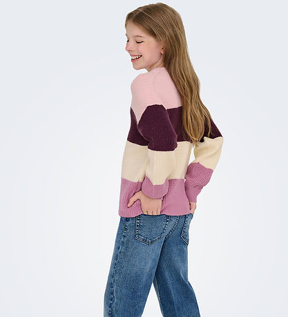 Kids Only Bluse - Strick - Noos - KogSandy - Mauve Wine