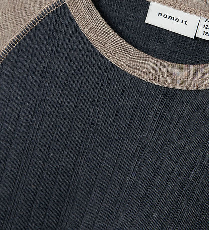 Name It Blússa - NkmWang - Ombre Blue/Gervihnettir