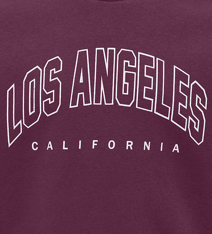 Kids Only Sweatshirt - KogSweat - Mauve Wine/Los Angeles - Kalif