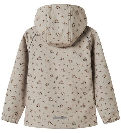 Name It Softshell m. Fleece - NkfAlfa08 - AOP - Reines Kaschmir/