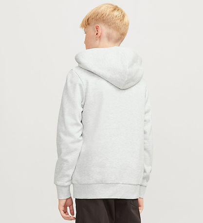 Jack & Jones Kapuzenpullover- JjeCaleb - Noos - White Melange/Lo