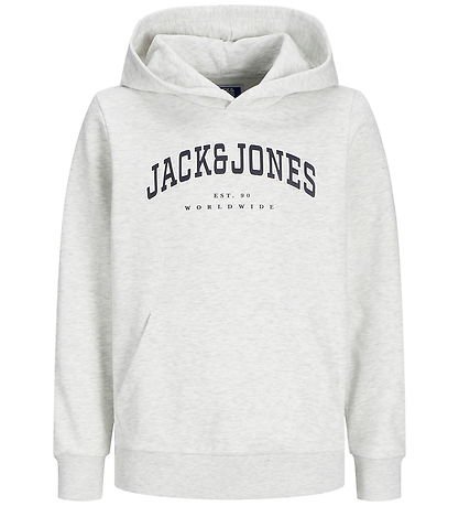 Jack & Jones Kapuzenpullover- JjeCaleb - Noos - White Melange/Lo