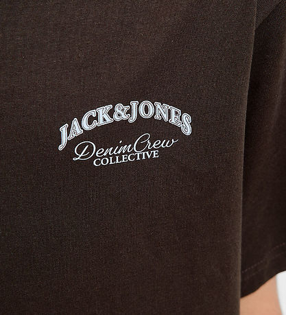 Jack & Jones Stuttermabolur - JjeBrandes - Delicioso/Chambray Bl