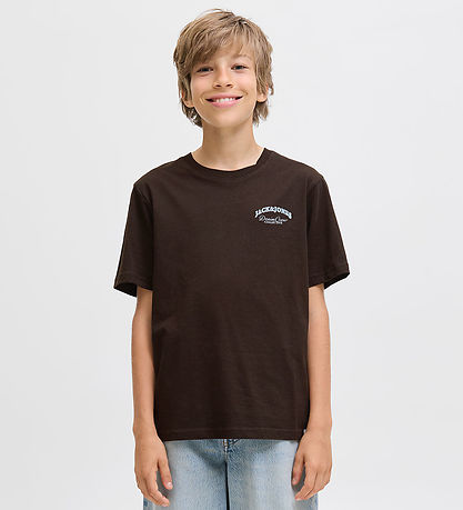 Jack & Jones Stuttermabolur - JjeBrandes - Delicioso/Chambray Bl