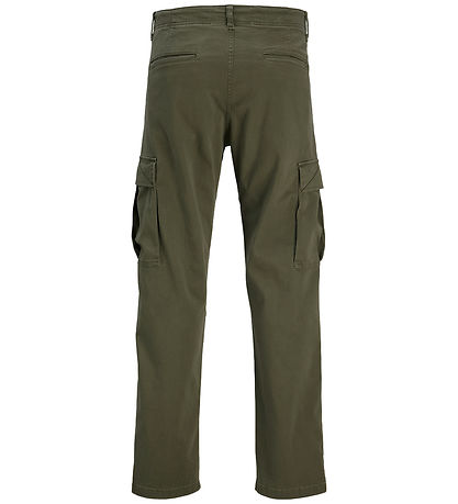 Jack & Jones Byxor - JpstKane - Last - Olive Natt