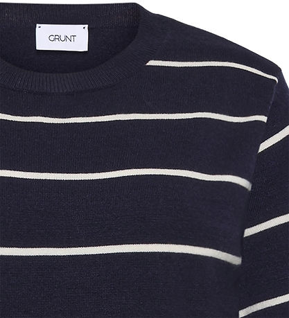 Grunt T-Shirt - Strick - GrFerro - Navy Stripe