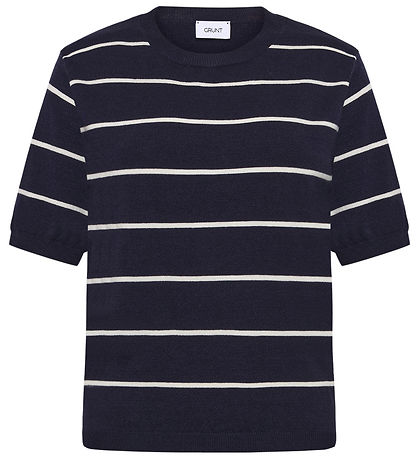 Grunt T-Shirt - Strick - GrFerro - Navy Stripe