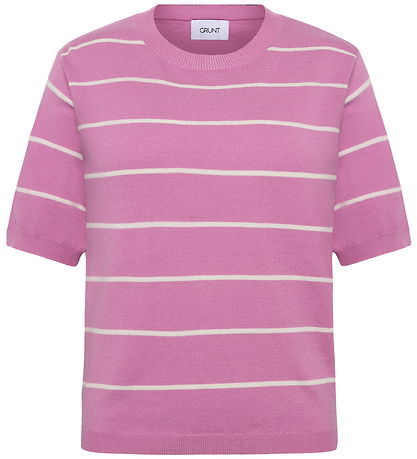 Grunt T-Shirt - Strick - GrFerro - Rose Stripe