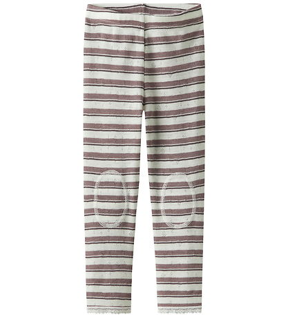 Name It Leggings - Wool - Noos - NmfWang - Antler/Snow White