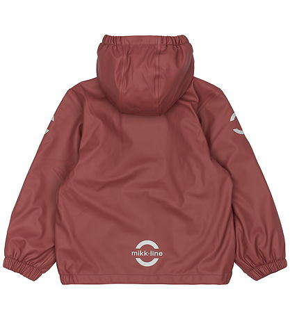 Mikk-Line Rainwear w. Fleece - PU - Apple Butter