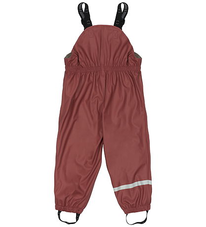 Mikk-Line Rainwear w. Fleece - PU - Apple Butter