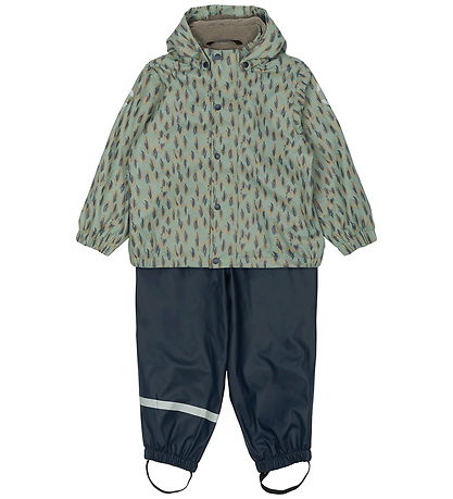 Mikk-Line Regenkleidung m. Fleece - PU - Eisberg Green