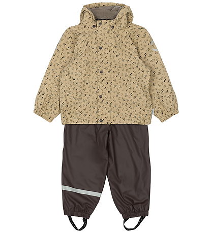Mikk-Line Rainwear w. Fleece - PU - Cornstalk