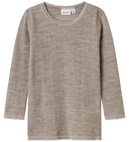 Name It Blouse - Wool - Noos - NmfWang - Satellite