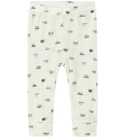 Leggings - Laine Name It - Noos - NbmWang - Blanc comme neige/Sm