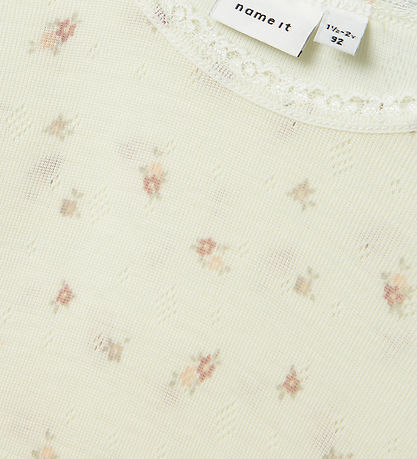 Name It Bluse - Wolle - Noos - NmfWang - Snow White/Small Blumen