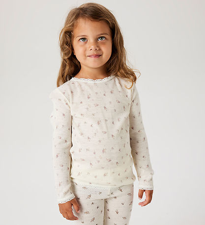 Name It Bluse - Wolle - Noos - NmfWang - Snow White/Small Blumen
