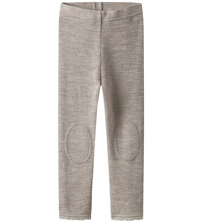 Name It Leggings - Wool - Noos - NmfWang - Satellite