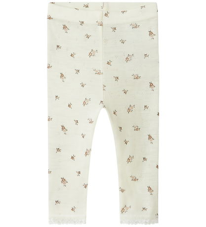 Name It Leggings - Wolle - Noos - NbfWang - Snow White/Small geb