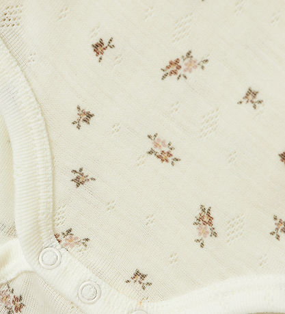 Name It Bodysuit l/s - Wool - Noos - NbfWang - Snow White/Small 