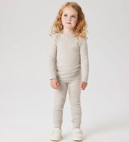 Name It Leggings - Wool - Noos - NmnWax - Nacreous Cloud