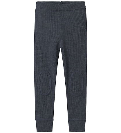 Name It Leggings - Wool - Rib - Noos - NmnWax - Ombre Blue