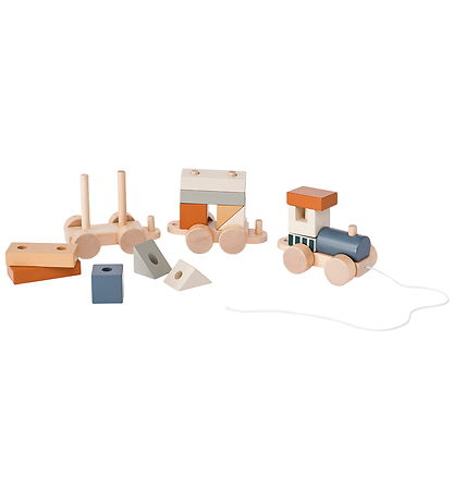 Kids Concept Ziegeleisenbahn - Holz