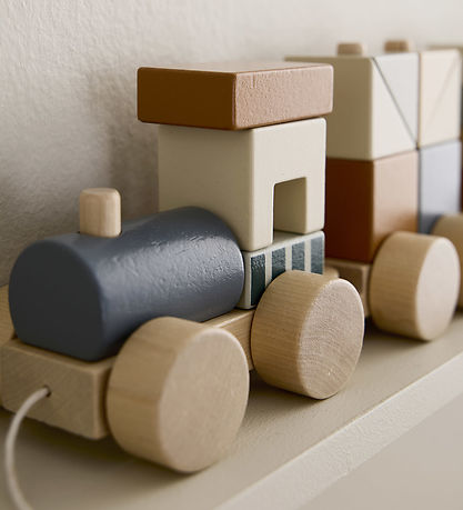 Kids Concept Ziegeleisenbahn - Holz