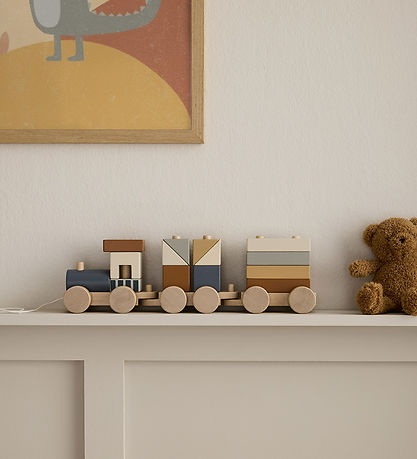 Kids Concept Ziegeleisenbahn - Holz