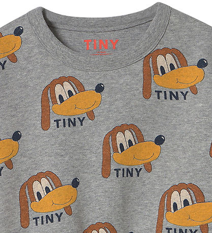 Tiny Cottons Collegegenser - Hunder - Grå Melert