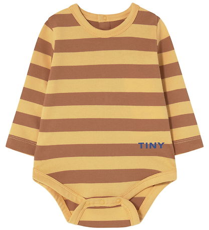 Tiny Cottons Bodysuit l/s - Stripes - Soft Yellow