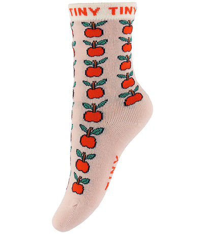 Tiny Cottons Socks - Apples - Wild Rose