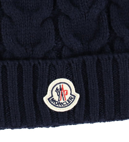 Moncler 비니 - 울 - 네이비