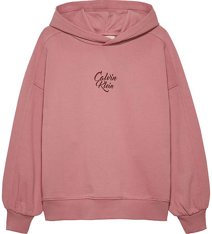 Calvin Klein Kapuzenpullover - Skript-Logo-Grafik - Brandied Apr