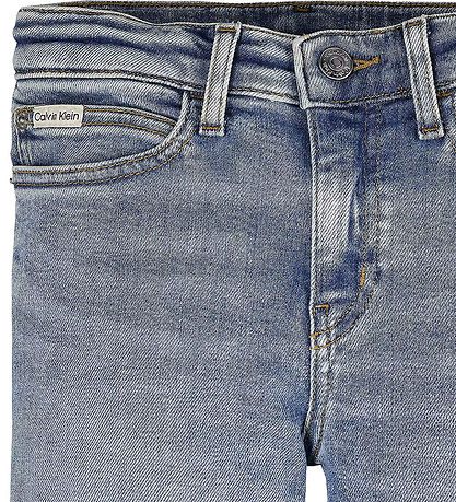 Calvin Klein Farkut - Leveä jalka - Ocean Blue Stretch