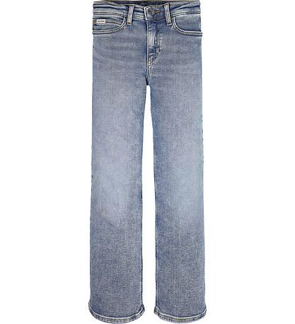 Calvin Klein Farkut - Leveä jalka - Ocean Blue Stretch