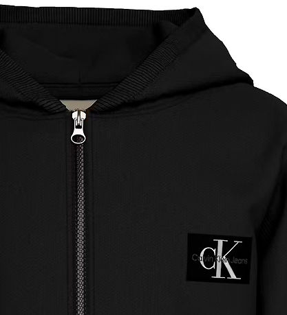 Calvin Klein Cardigan - Abzeichen - Schwarz