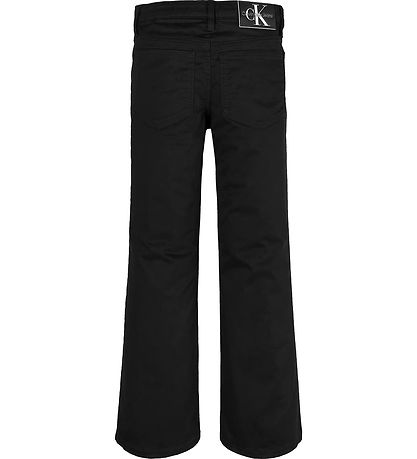 Calvin Klein Byxor - Cotton Satin - Kjol Black