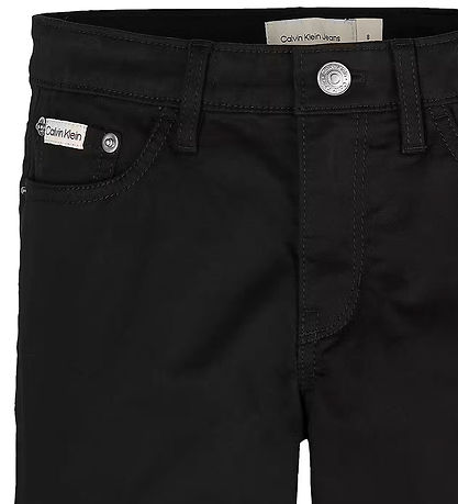 Calvin Klein Byxor - Cotton Satin - Kjol Black