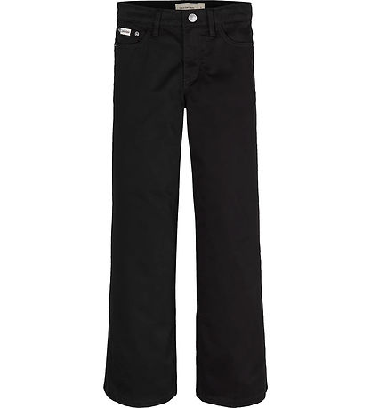 Calvin Klein Byxor - Cotton Satin - Kjol Black