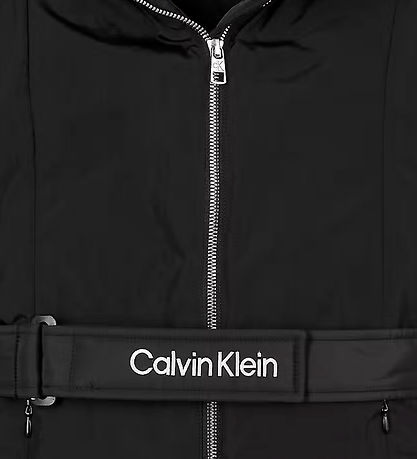 Calvin Klein Vadderad kappa m. Bälte - Ck Black