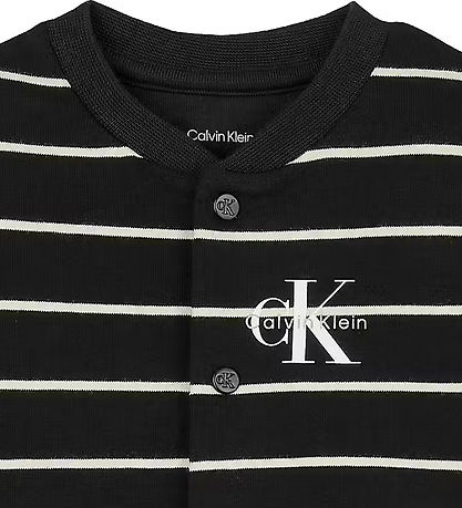 Calvin Klein Jumpsuit - Sweat - Monogram - Ck Black/Whitecap Gra