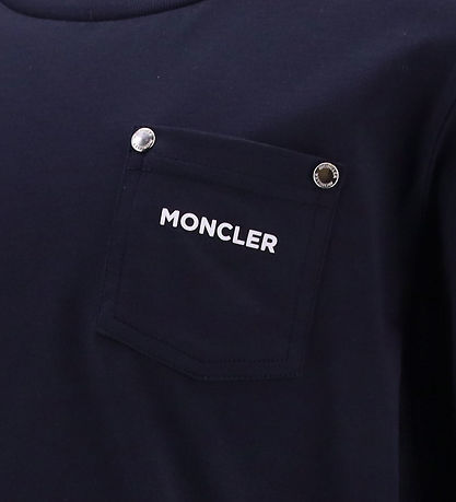 Moncler Bluse - Navy m. Tasche